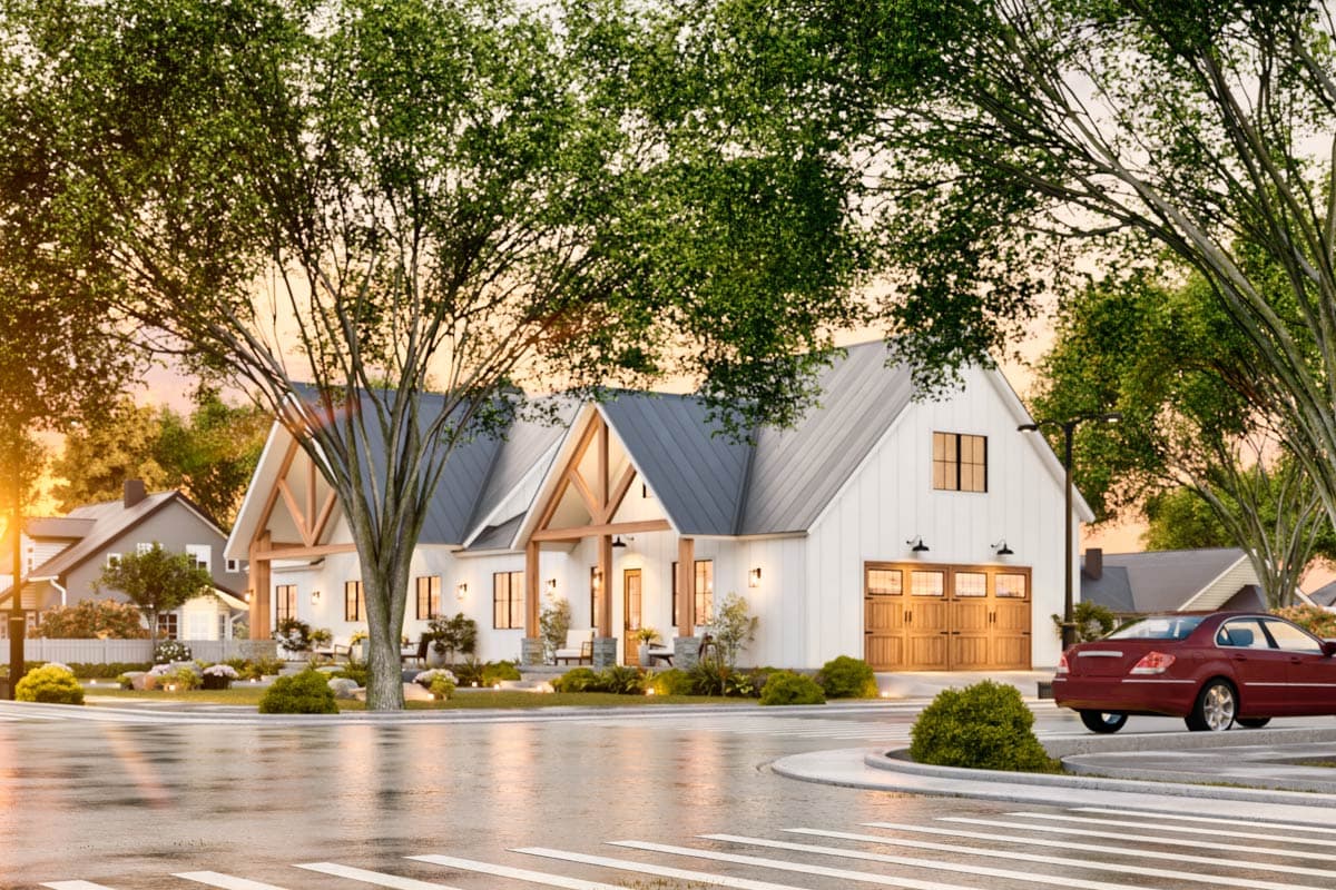 Plan 12339JL: Expansive Ranch Plan with Outdoor Fireplace and Bonus Room - Image #19 - Craftsman, Modern Farmhouse, Ranch