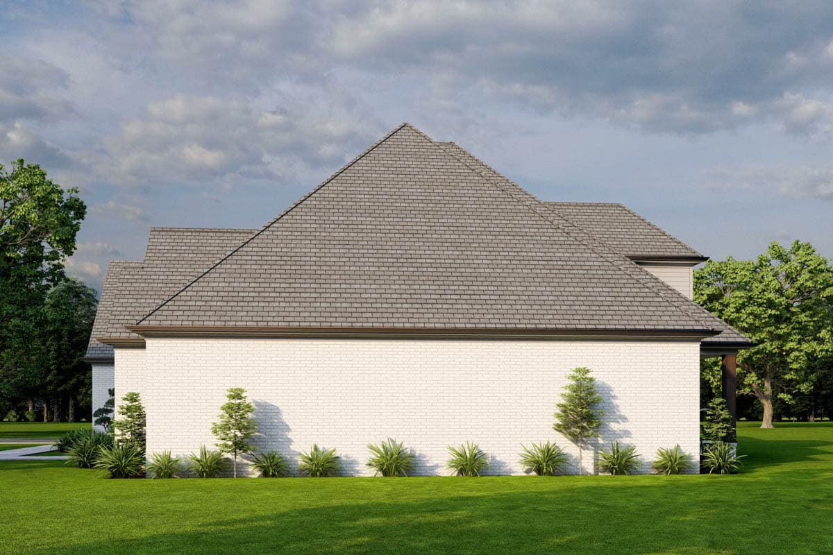 Plan 70928MK: 3-Bed European-Style House Plan with Bonus Room and Grilling Porch - Image #8 - European, Traditional