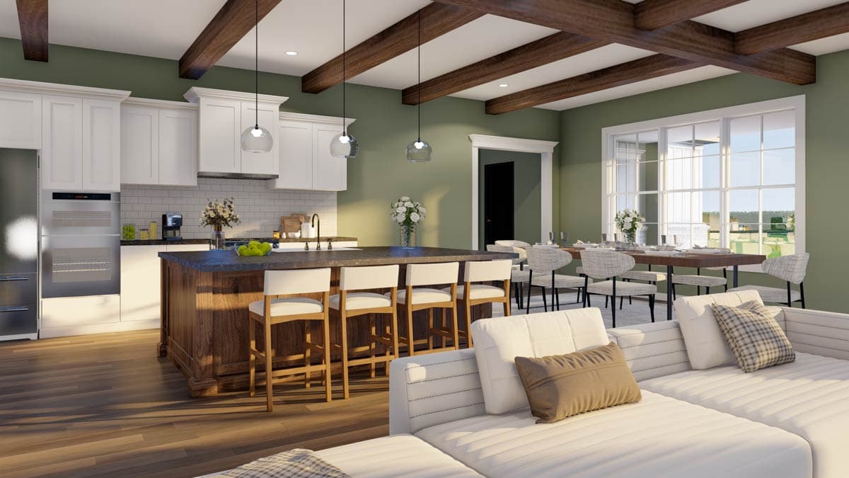 Plan 70929MK: Luxury European House Plan with In-Law Suite and Expansive 5-Car Garage - Image #11 - European