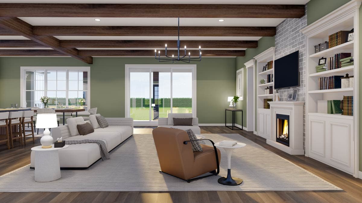 Plan 70929MK: Luxury European House Plan with In-Law Suite and Expansive 5-Car Garage - Image #14 - European