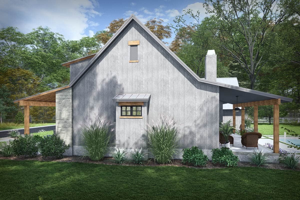 Plan 16943WG: 3-Bed Hill Country Farmhouse with Bonus Room Over Garage - 2256 Sq Ft - Image #10 - Country, Farmhouse, Hill Country, Mountain, Ranch