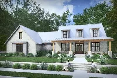 3-Bed Hill Country Farmhouse with Bonus Room Over Garage - 2256 Sq Ft