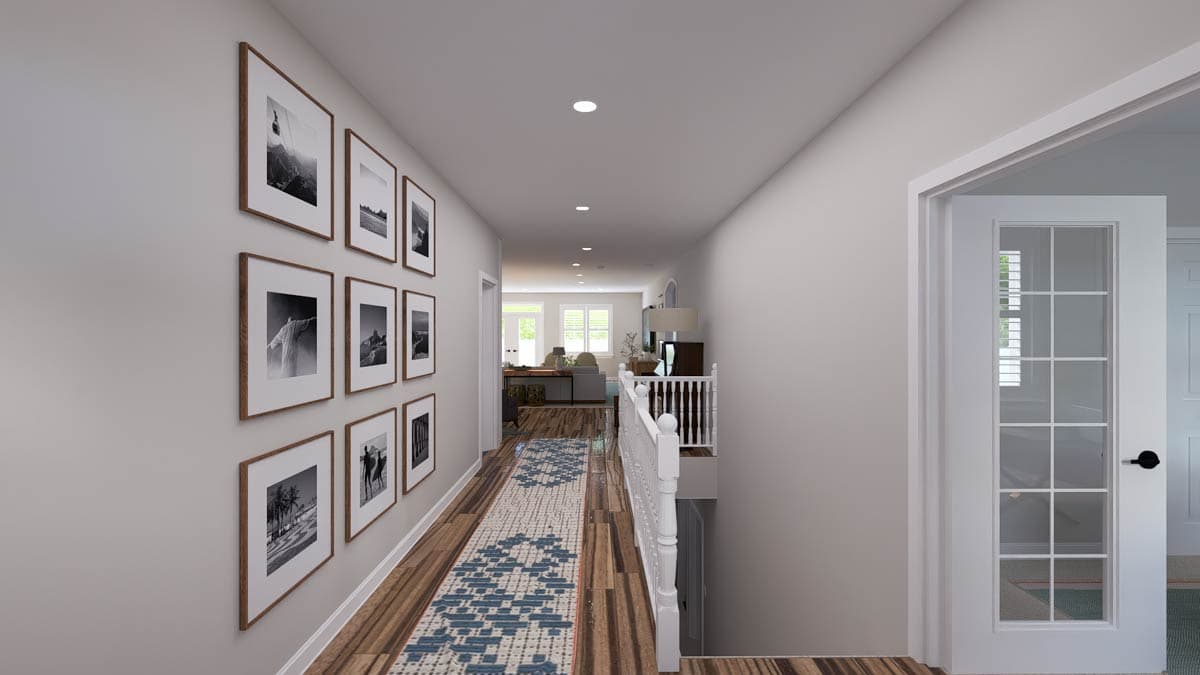 Plan 61651UT: Split Bedroom Ranch Home Plan with In-Law Suite and Spacious Basement - Image #7 - Craftsman, Ranch
