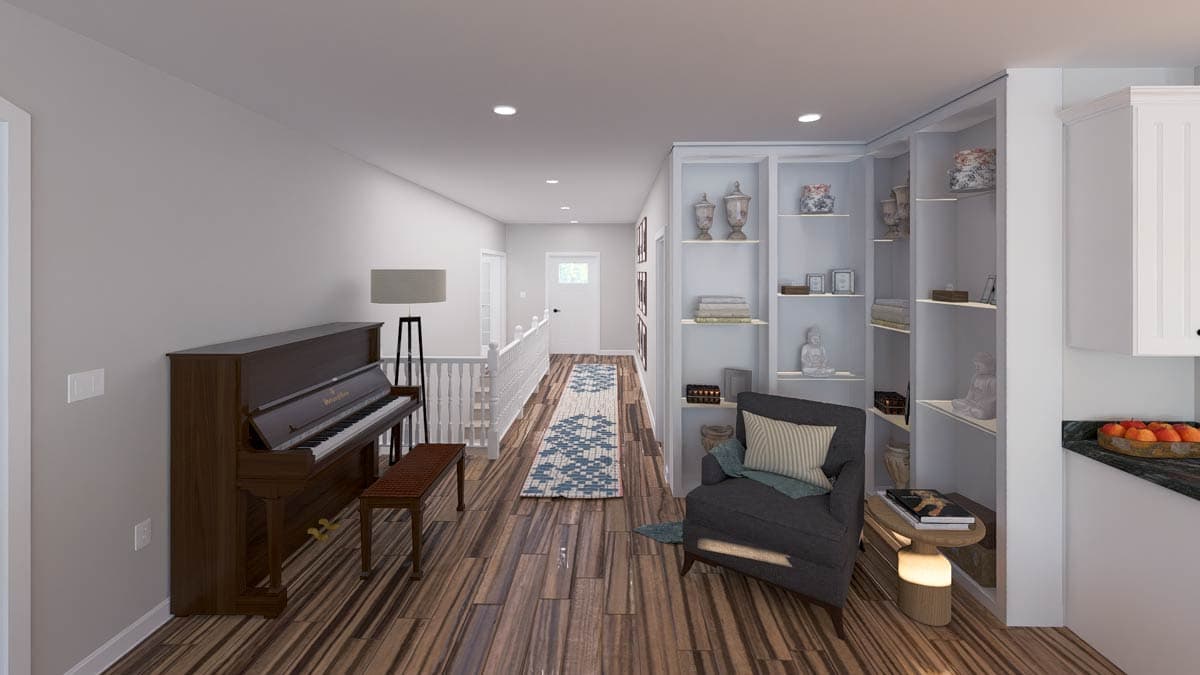 Plan 61651UT: Split Bedroom Ranch Home Plan with In-Law Suite and Spacious Basement - Image #10 - Craftsman, Ranch