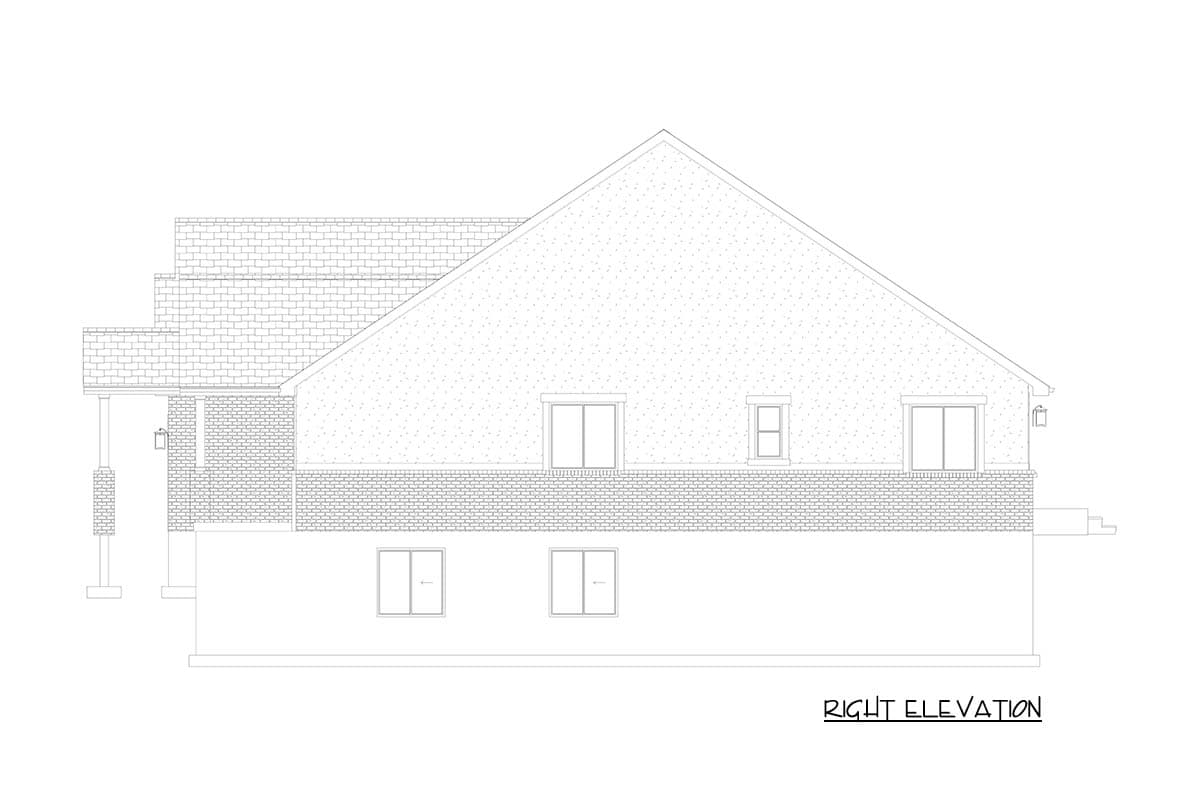 Plan 61651UT: Split Bedroom Ranch Home Plan with In-Law Suite and Spacious Basement - Image #21 - Craftsman, Ranch