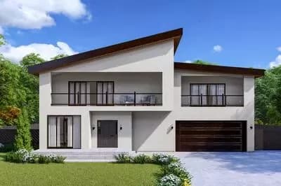 Cost-to-Build Report for Plan 61655UT: Contemporary Family Home with ...
