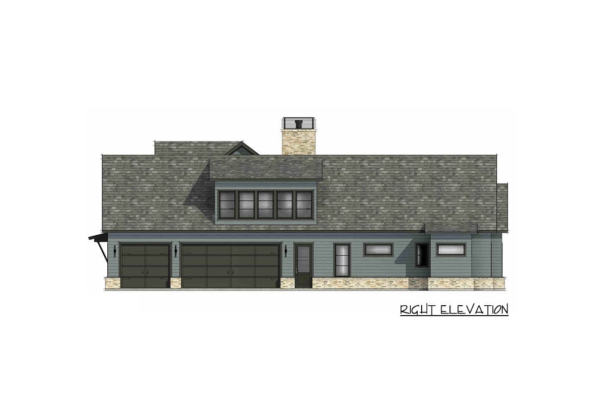 Plan 818177JSS: Spacious Modern Farmhouse Plan with Bonus Room and Expansive Porches - Image #9 - Farmhouse, Modern Farmhouse, Ranch