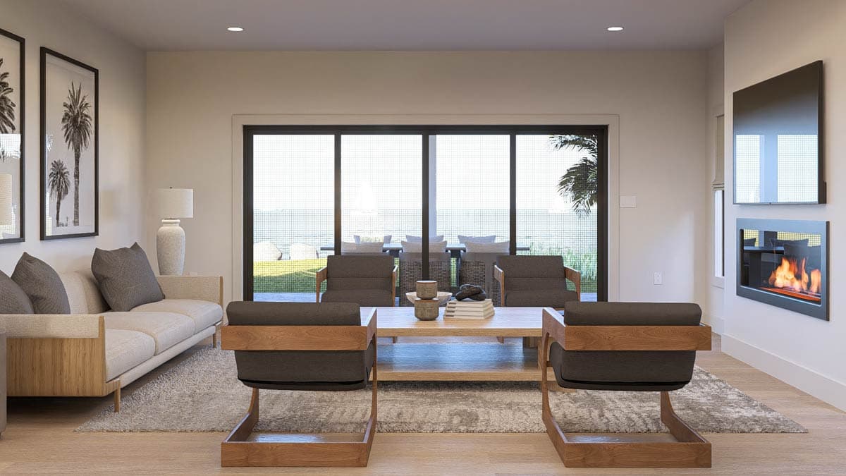 Plan 623542DJ: Coastal Contemporary House Plan with Upstairs Master & Dual Porches - Image #9 - Beach, Coastal Contemporary