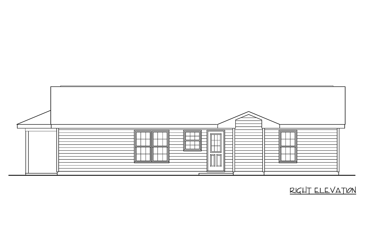 Plan 25928GE: Four-Bedroom Ranch Plan with Enticing Porch - Image #6 - Ranch, Traditional