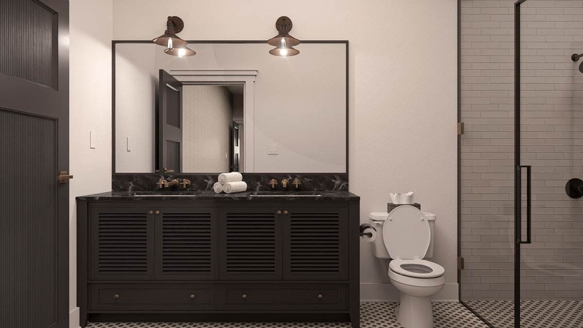 Plan 623543DJ: Modern Farmhouse Carriage House Plan with RV Garage and Upstairs Living - Image #19 - Carriage, Modern Farmhouse, New American