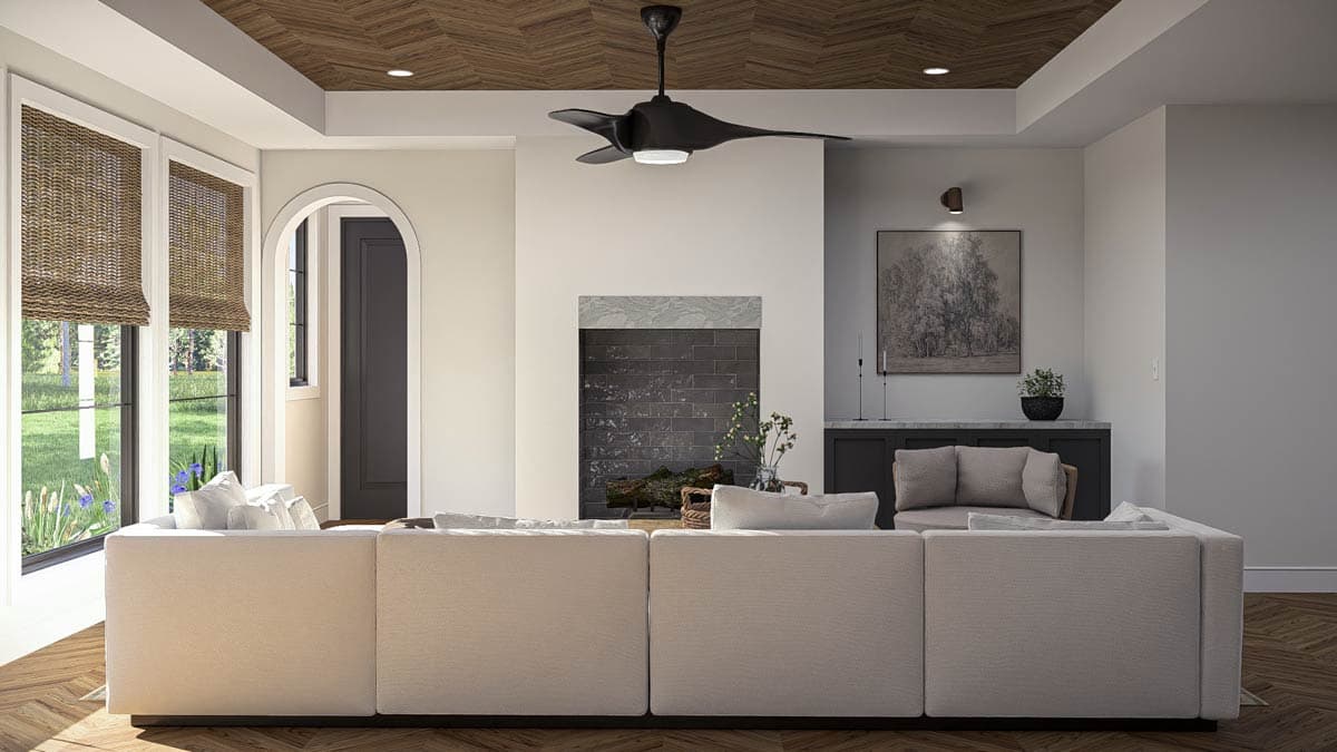 Plan 623544DJ: Refined 3-Bed European House Plan with Split Bedrooms and Grand Patio - Image #9 - European, Transitional