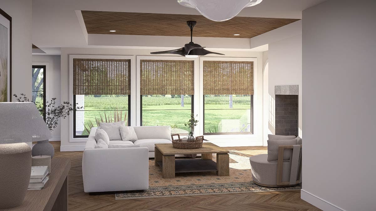 Plan 623544DJ: Refined 3-Bed European House Plan with Split Bedrooms and Grand Patio - Image #10 - European, Transitional