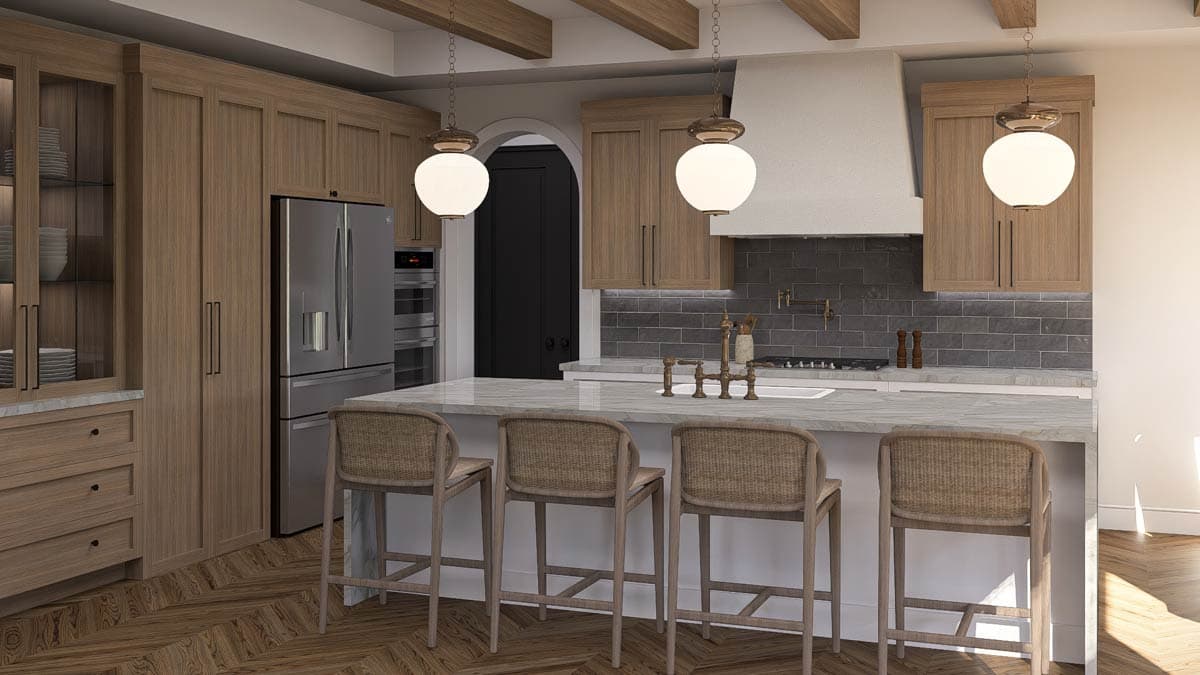 Plan 623544DJ: Refined 3-Bed European House Plan with Split Bedrooms and Grand Patio - Image #11 - European, Transitional