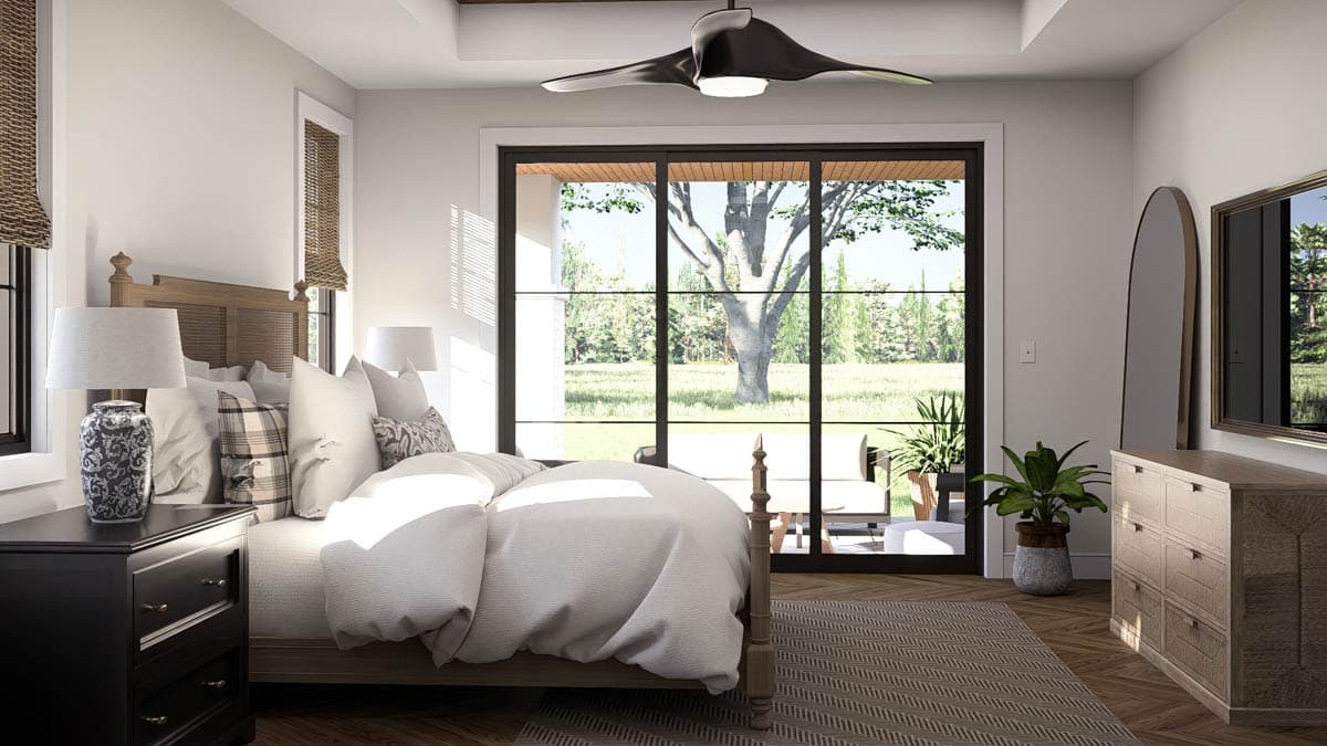 Plan 623544DJ: Refined 3-Bed European House Plan with Split Bedrooms and Grand Patio - Image #15 - European, Transitional