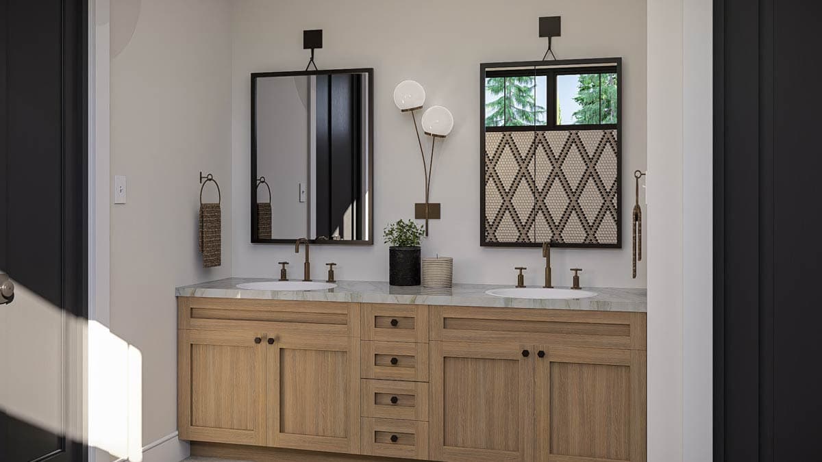 Plan 623544DJ: Refined 3-Bed European House Plan with Split Bedrooms and Grand Patio - Image #16 - European, Transitional