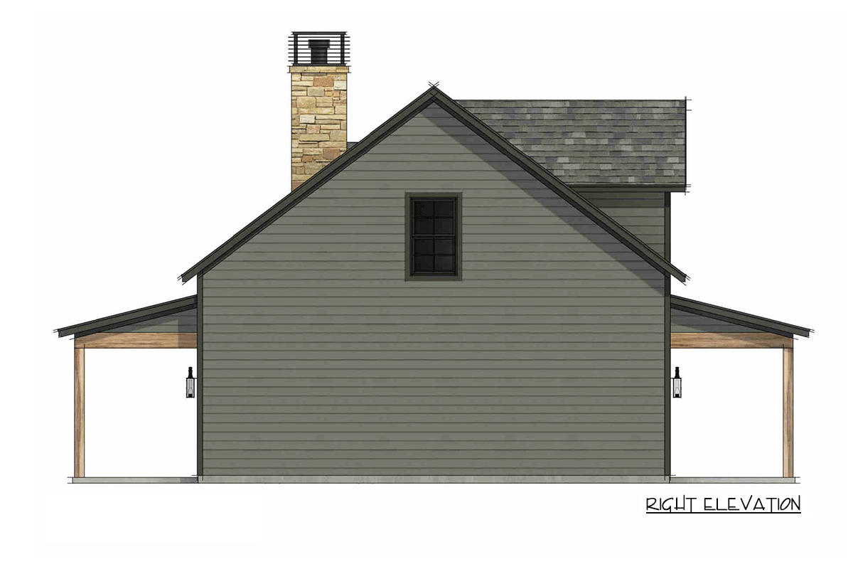 Plan 818178JSS: Cottage-Style 3-Bed House Plan with Wide Porches - Image #9 - Cottage