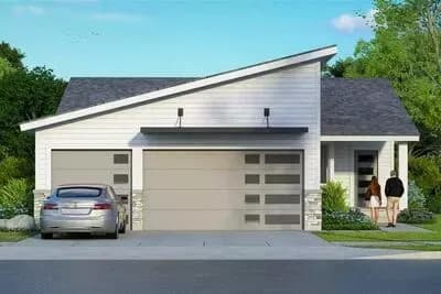Modern Contemporary Split-Bedroom Ranch with Functional Den