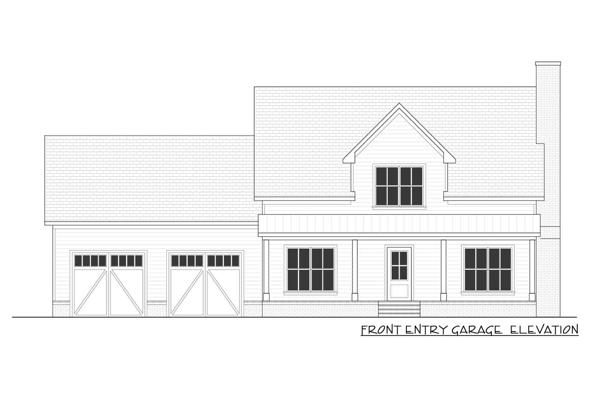 Plan 810049RBT: Farmhouse House Plan with First-Floor Primary Suite and Bonus Room - Image #10 - Farmhouse, Modern Farmhouse