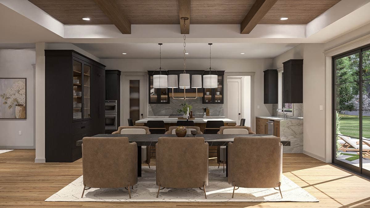 Plan 623545DJ: Modern Scandinavian 4-Bed House Plan with Courtyard and Main-Level Master - Image #12 - Modern, Scandinavian