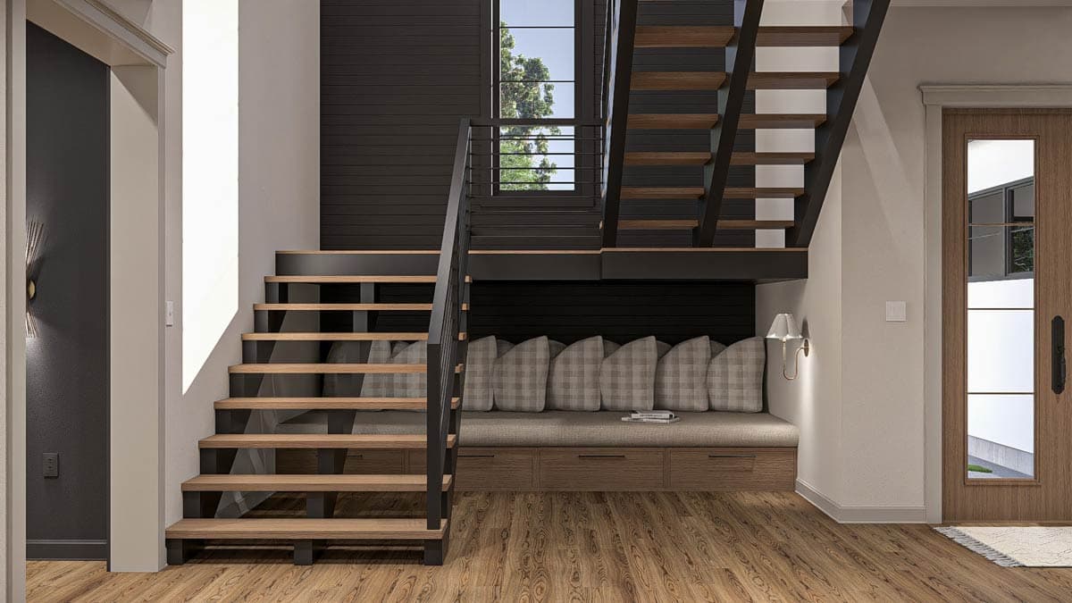 Plan 623545DJ: Modern Scandinavian 4-Bed House Plan with Courtyard and Main-Level Master - Image #28 - Modern, Scandinavian