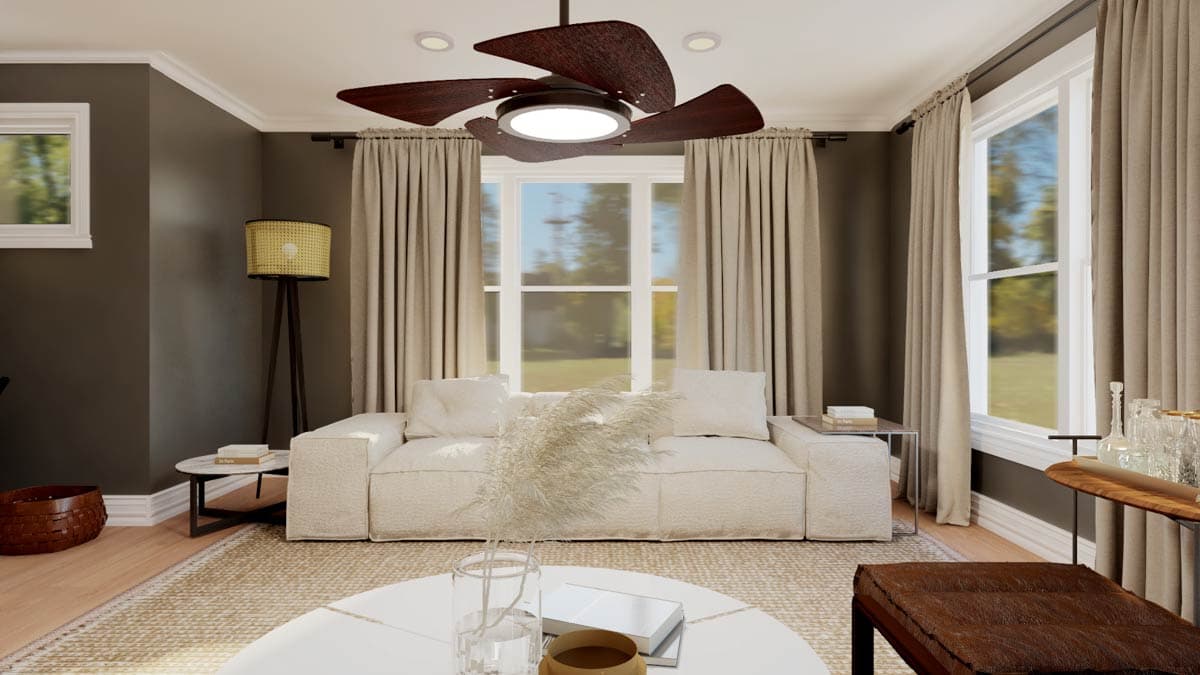 Plan 135377GRA: Two-Story  Craftsman with RV Garage and Home Office - Image #8 - Craftsman, New American