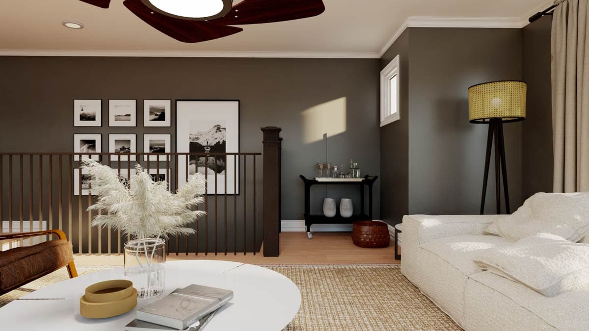 Plan 135377GRA: Two-Story  Craftsman with RV Garage and Home Office - Image #10 - Craftsman, New American