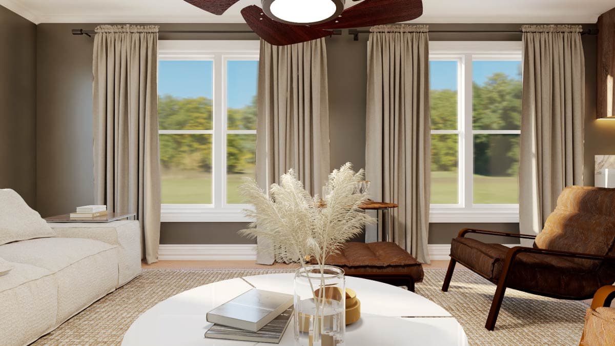 Plan 135377GRA: Two-Story  Craftsman with RV Garage and Home Office - Image #11 - Craftsman, New American