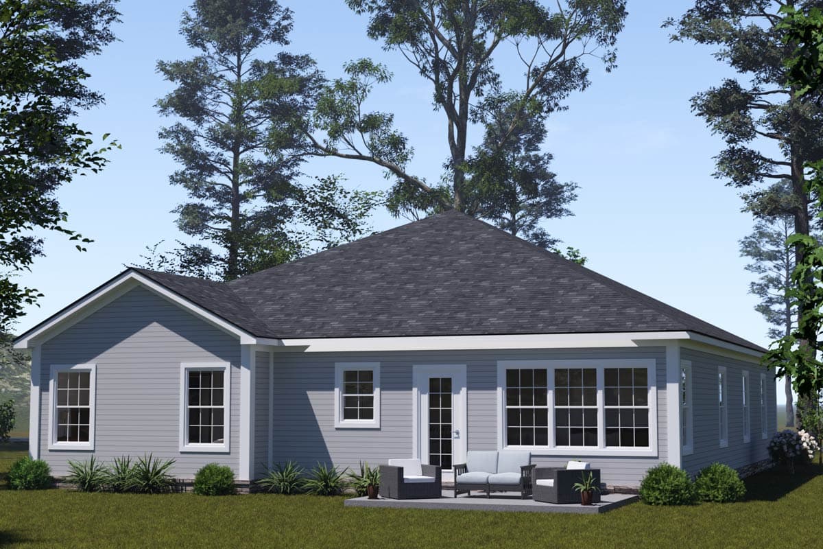 Plan 52456WM: Flexible Ranch House Plan with 3-Car Garage and Butler Pantry - Image #7 - Country, Ranch, Traditional