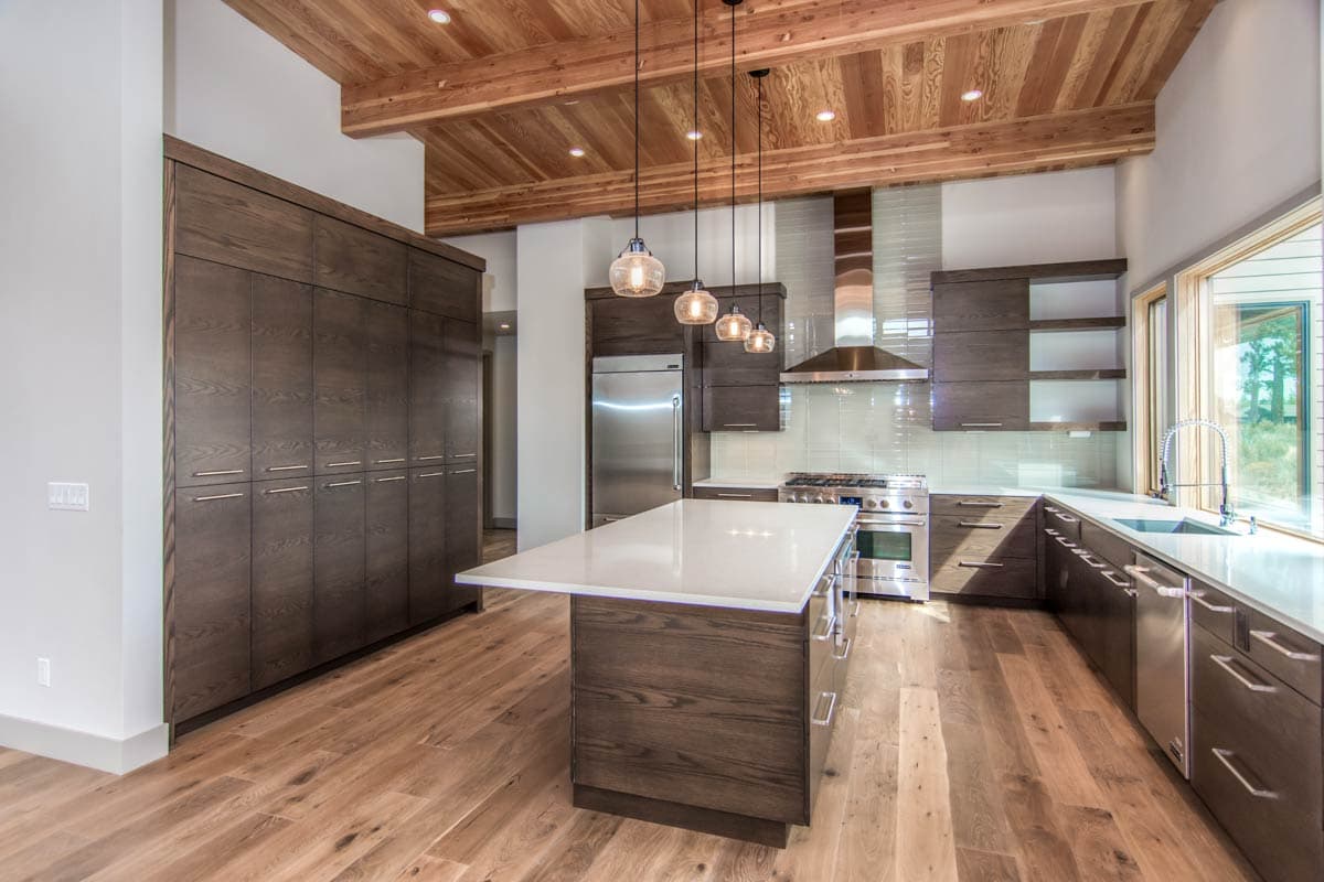 Plan 54251HU: Luxury Modern Plan with Split Bedrooms and Game Room - Image #12 - Contemporary, Mid Century Modern, Modern