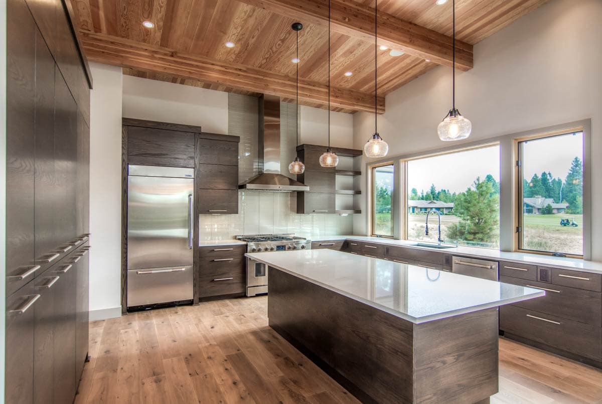 Plan 54251HU: Luxury Modern Plan with Split Bedrooms and Game Room - Image #13 - Contemporary, Mid Century Modern, Modern