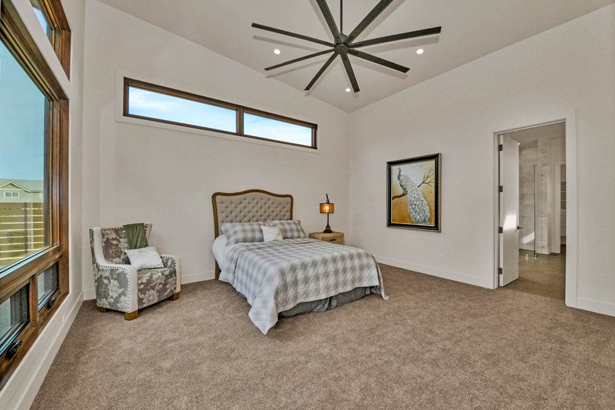 Plan 54252HU: Luxury Modern 3-Bed House Plan with Central Courtyard and Game Room - Image #18 - Contemporary, Modern