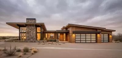 Luxury Modern 3-Bed House Plan with Central Courtyard and Game Room