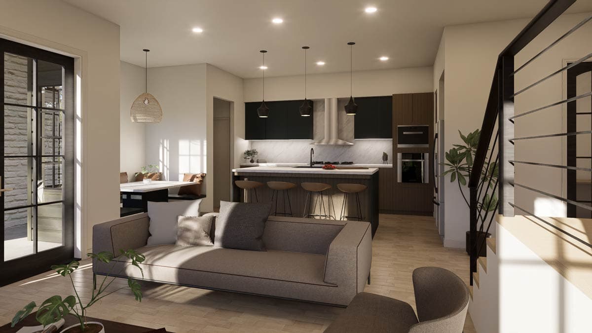 Plan 302011PSK: Charming Traditional House Plan with Main Floor Primary Suite and Flexible Loft - Image #7 - Traditional