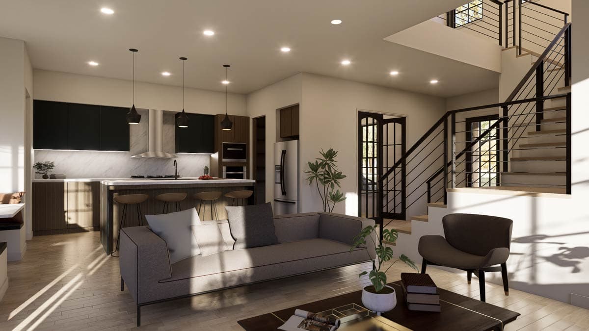 Plan 302011PSK: Charming Traditional House Plan with Main Floor Primary Suite and Flexible Loft - Image #9 - Traditional