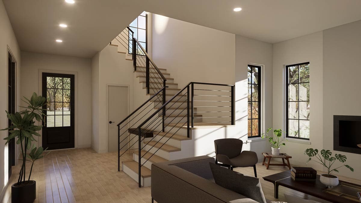 Plan 302011PSK: Charming Traditional House Plan with Main Floor Primary Suite and Flexible Loft - Image #8 - Traditional