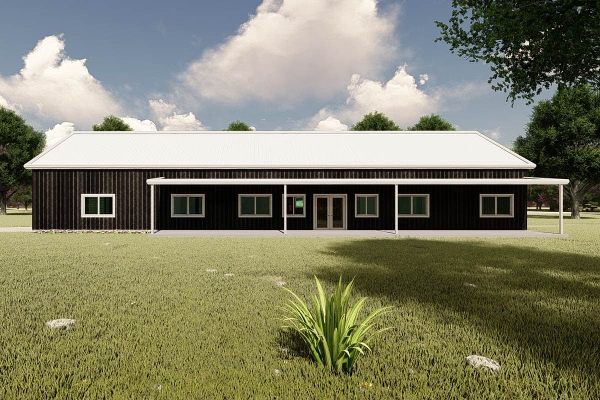 Plan 530143KTE: Expansive 5-Bedroom Barndominium House Plan with Game Room and Dual Porches - Image #10 - Barndominium