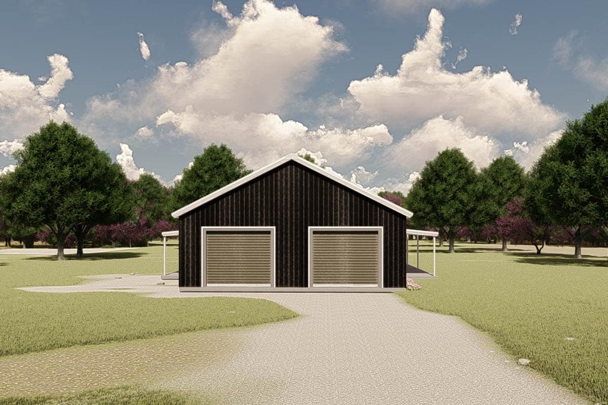 Plan 530143KTE: Expansive 5-Bedroom Barndominium House Plan with Game Room and Dual Porches - Image #9 - Barndominium