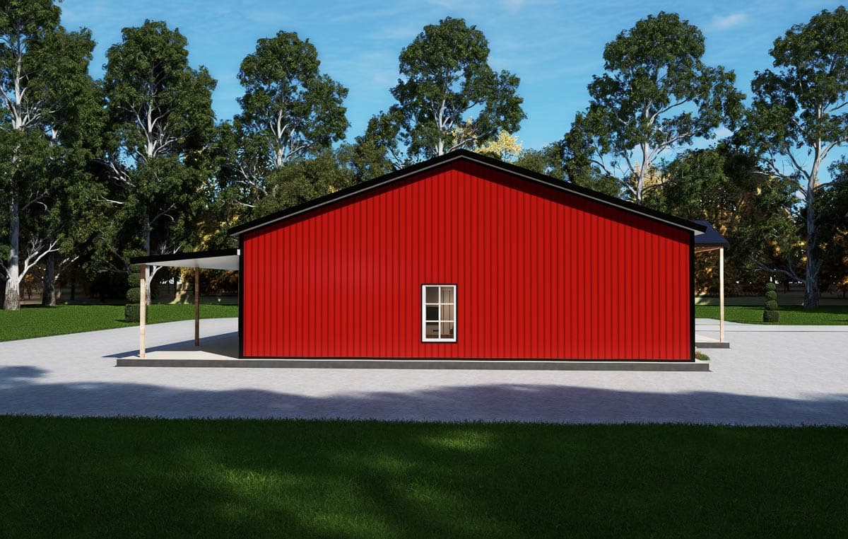 Plan 530147KTE: Sleek Barndominium House Plan with Game Room, Office, and Dual Porches - Image #32 - Barndominium