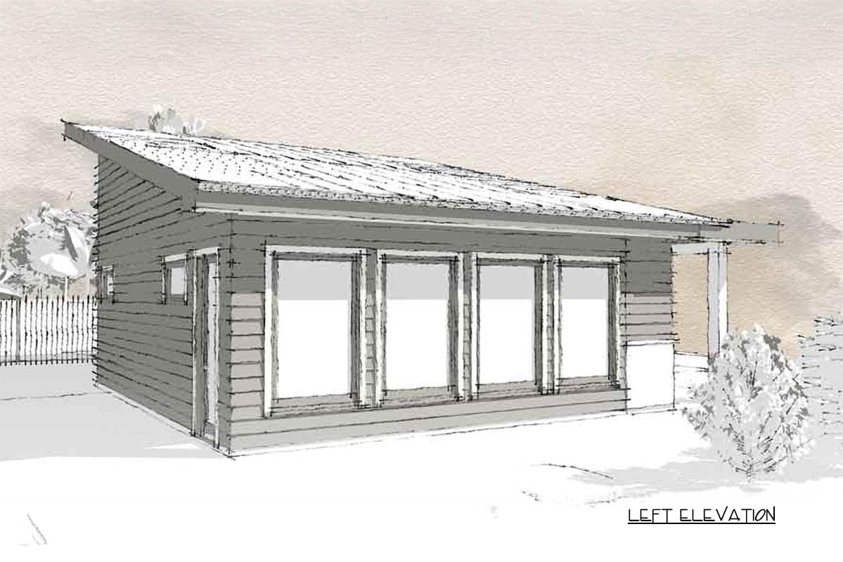 Plan 147049RML: Contemporary 3-Car RV Garage Plan with Wet Bar and Workshop - Image #6 - Contemporary, Modern