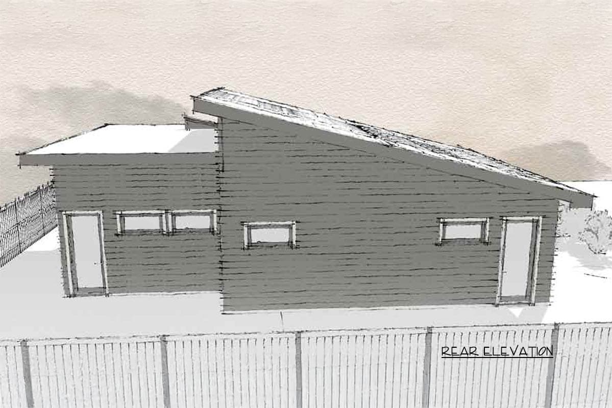 Plan 147049RML: Contemporary 3-Car RV Garage Plan with Wet Bar and Workshop - Image #7 - Contemporary, Modern