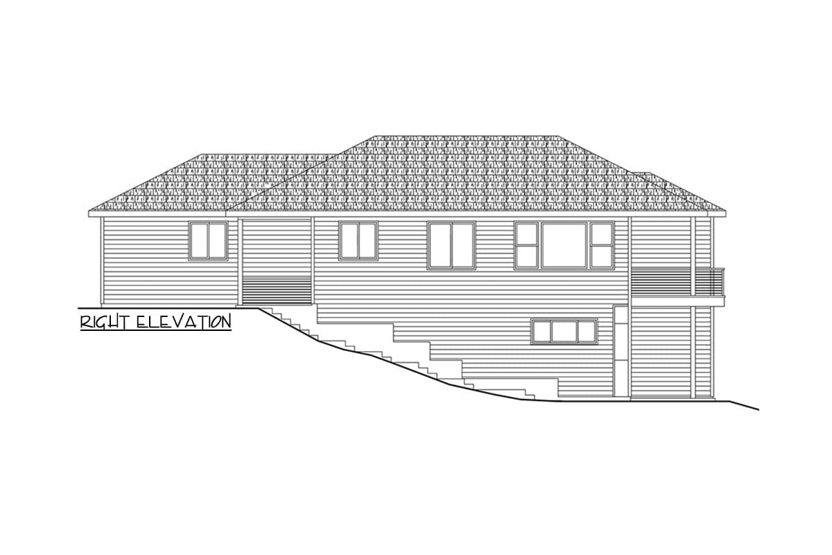 Plan 720140DA: Modern Country Cottage House Plan with Master-on-Main and Walkout - Image #9 - Cottage, Country