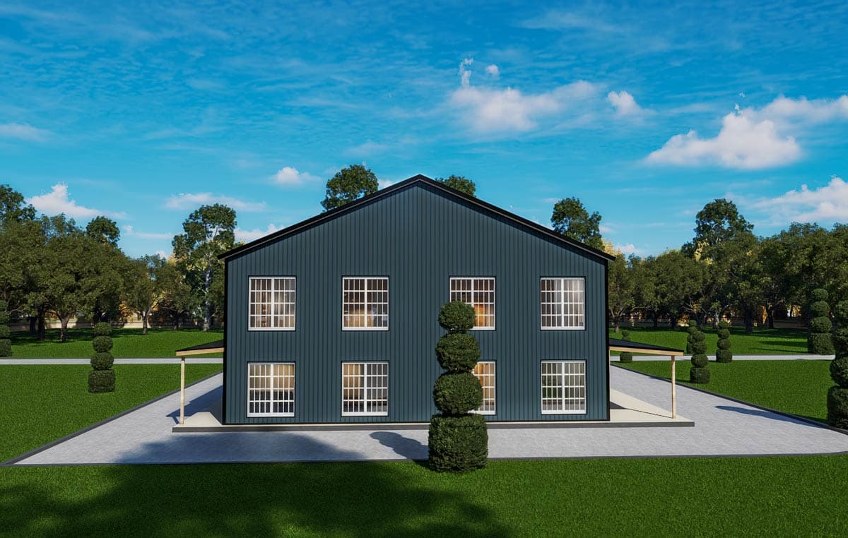 Plan 530149KTE: Six-Bedroom Barndominium Plan with Spacious Pantry and Game Room - Image #7 - Barndominium