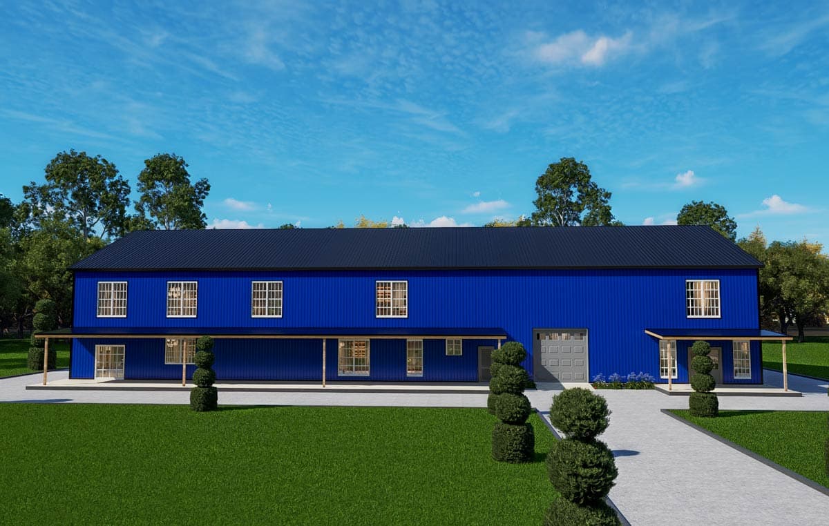 Plan 530149KTE: Six-Bedroom Barndominium Plan with Spacious Pantry and Game Room - Image #9 - Barndominium