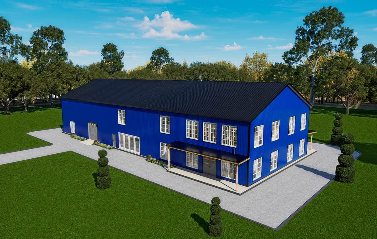 Plan 530149KTE: Six-Bedroom Barndominium Plan with Spacious Pantry and Game Room - Image #10 - Barndominium