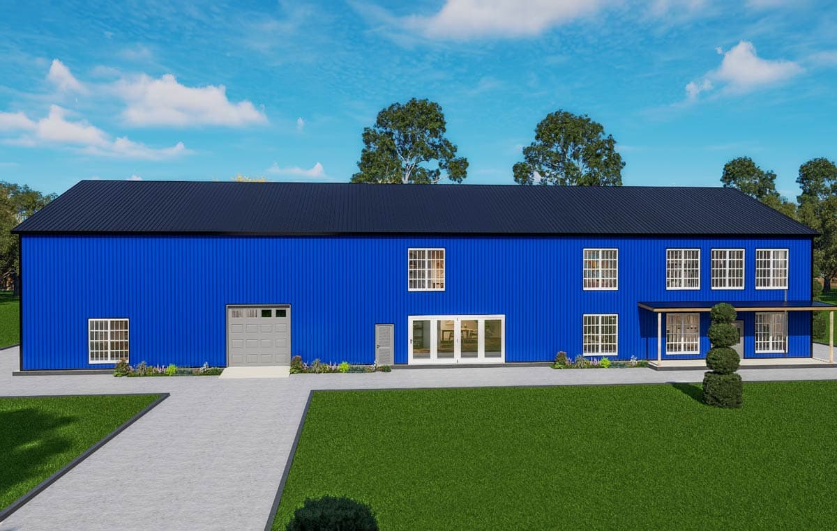 Plan 530149KTE: Six-Bedroom Barndominium Plan with Spacious Pantry and Game Room - Image #11 - Barndominium