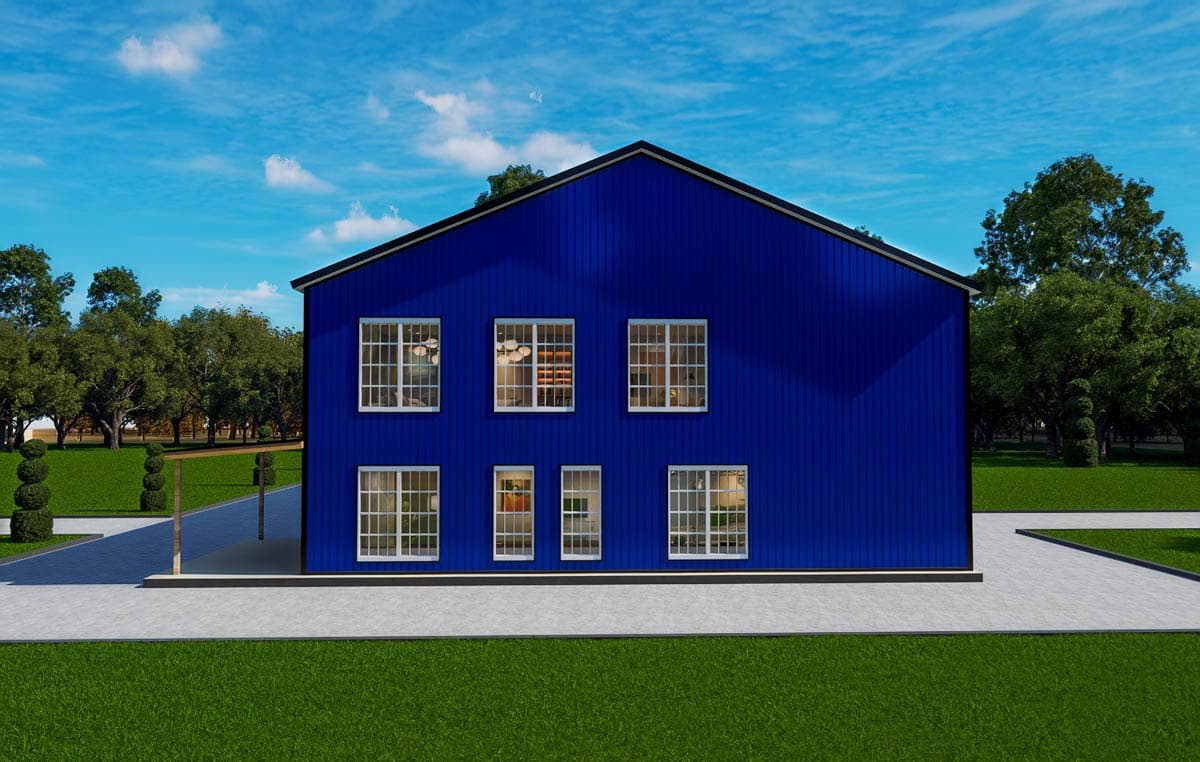 Plan 530149KTE: Six-Bedroom Barndominium Plan with Spacious Pantry and Game Room - Image #12 - Barndominium