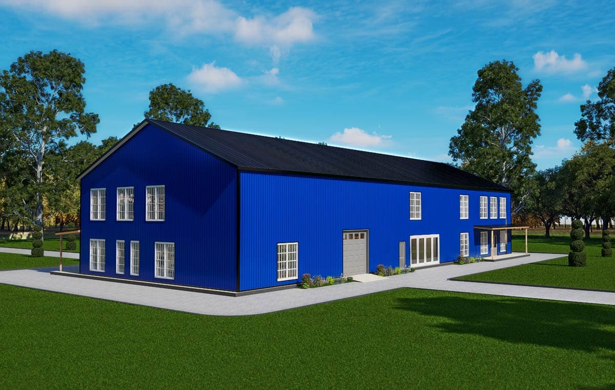 Plan 530149KTE: Six-Bedroom Barndominium Plan with Spacious Pantry and Game Room - Image #13 - Barndominium