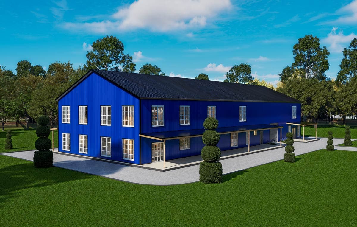 Plan 530149KTE: Six-Bedroom Barndominium Plan with Spacious Pantry and Game Room - Image #15 - Barndominium