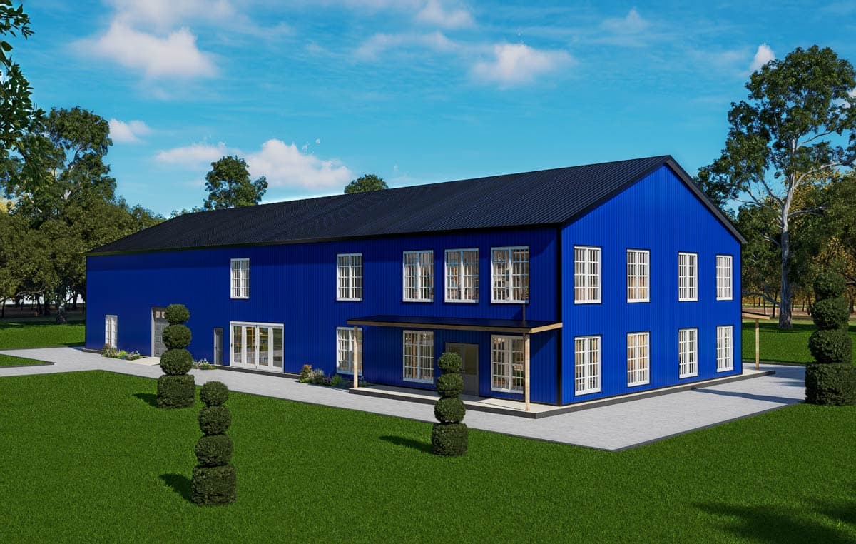Plan 530149KTE: Six-Bedroom Barndominium Plan with Spacious Pantry and Game Room - Image #16 - Barndominium