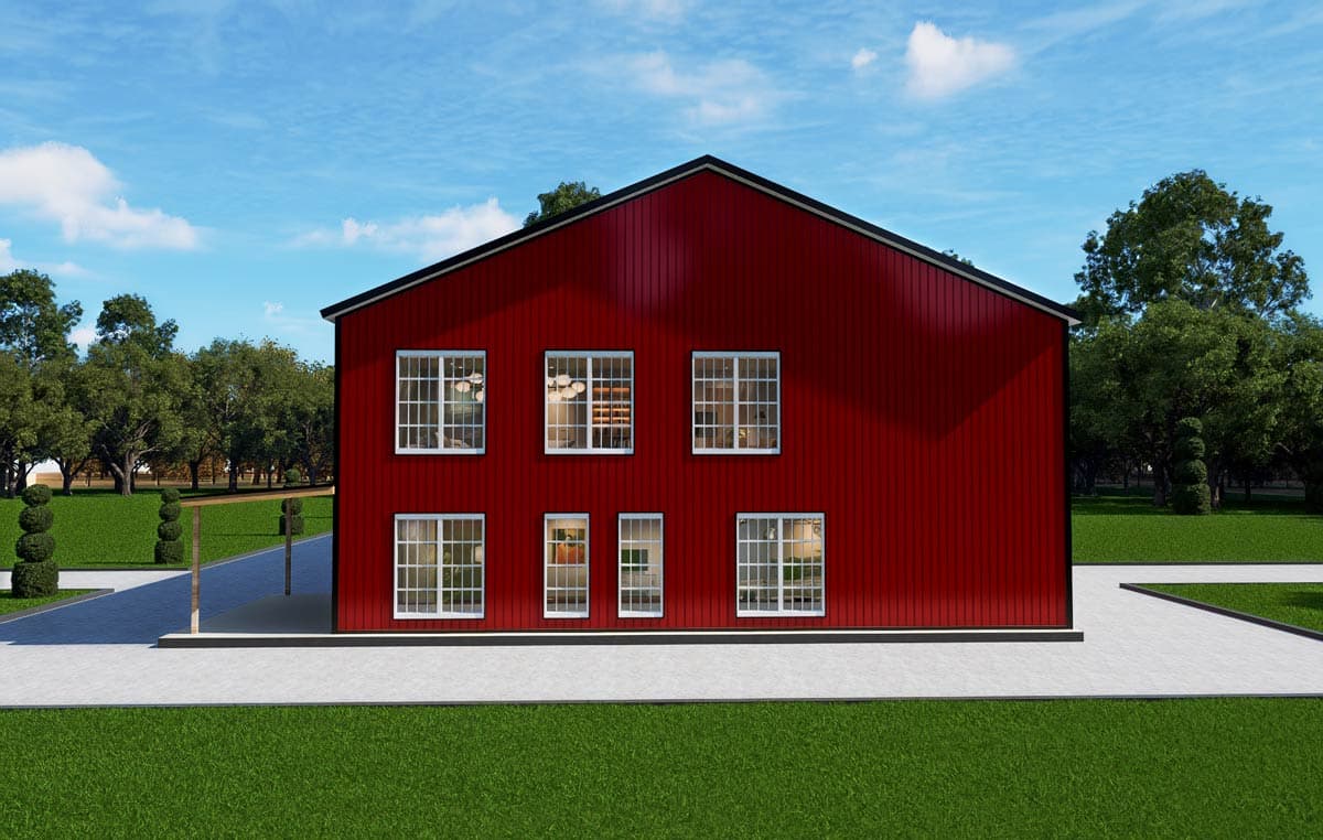 Plan 530149KTE: Six-Bedroom Barndominium Plan with Spacious Pantry and Game Room - Image #19 - Barndominium